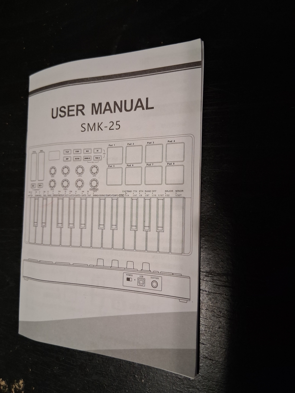 M-Vave 25-Key USB MIDI Keyboard Controller - White - Picture 13 of 16